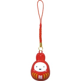 Dick Bruna Miffy Fukudaruma Root Bell Height Approx. 1.3 inches (3.3 cm)