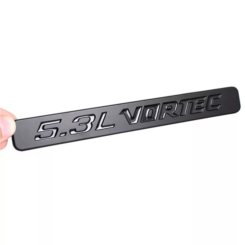 Hood Door Side Emblems Engine 3D Badge Nameplate Decals Fits