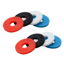 Guitar Strap Lock Set of 8 Strap Rubber Fender Strap Lock Guitar Bass Anti-slip Musical Instrument Parts 4 Colors
