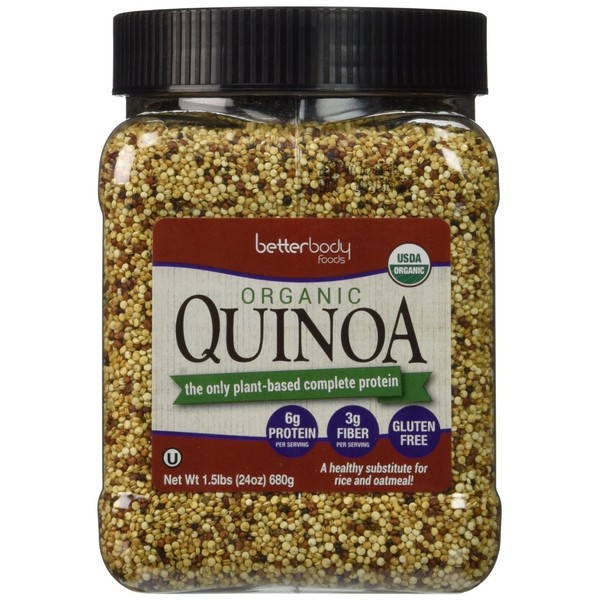 BetterBody Foods Organic Quinoa Medley, 1.5 Pound (Pack of 6)