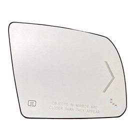 Spieg Passenger Side Mirror Glass for 2014-2017 Toyota Tundra Heated Blind Spot Monitoring Turn Signal Arrow with Backing Plate | Right Side View Mirror Glass Compatible with OE 879030C100