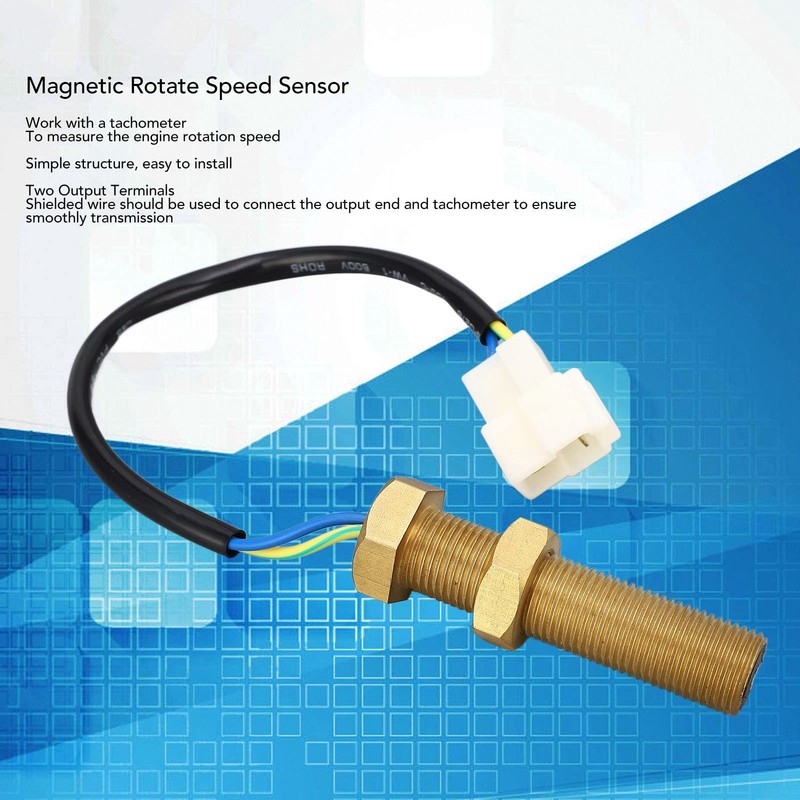 M16x1.5 Magnetic Rotate Speed Sensor Pick Up Sender Gear Teeth