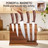 Home Kitchen Magnetic Knife Block，Double Sided Magnetic Knife Holder Rack