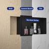Bernkot Stainless Steel Shower Niche 24" X 12" Matte Black