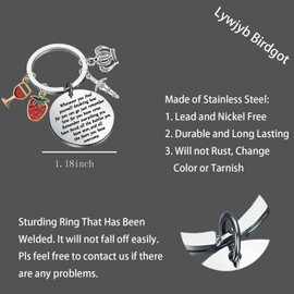 Lywjyb Birdgot Romance Novel Inspired Keychain Book Lover Gift Special Edition Gift Book Nerd Gift (Power Key)