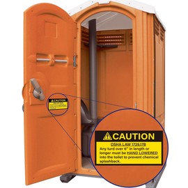 MiStar 60 PCS Prank Stickers, Gag OSHA Law Stickers for Porta Potty Toilet Restroom, Funny Poop Stickers Decals Gifts for Adults Teens