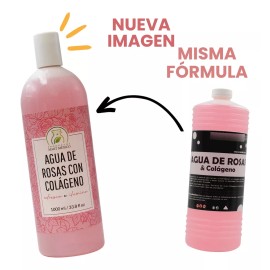 Productos Mart Mexico Agua De Rosas Con Colágeno Tónico Facial (1 Litro)