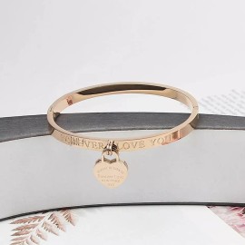 Deluxe Brazalete Pulsera Corazón Acero Inoxidable Amor Regalable