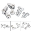Unbranded Chrome 1" Adjustable Lowering Kit For Harley Dyna Wide