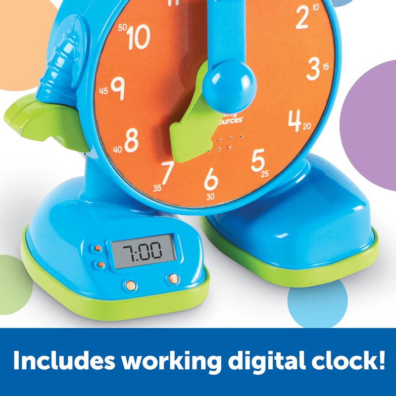 Learning Resources Tock The Learning Clock - 1 Piece, Ages