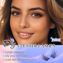LZM Individual Eyelashes C Curl Fake Lashes 10-13 mm False Eyelashes Natural Look Eyelashes Individual
