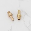 LT Easiyl 4pcs Brass Hose Barb Metric M6x1.0-4mm and M6x1.0-5mm