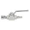 High Pressure Washer Ball Valve Kit 3/8 Male Plug Female
