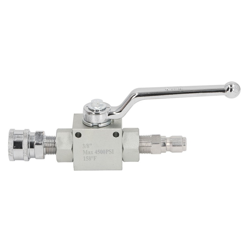 High Pressure Washer Ball Valve Kit 3/8 Male Plug Female