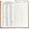 Graphic Image 2025 Pocket Datebook Planner, Week-at-a-view pages, Genuine Leather