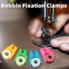 Kalsfisuia 20 PCS Bobbin Fixation Clamps Bobbin Holder Clips Bobbin