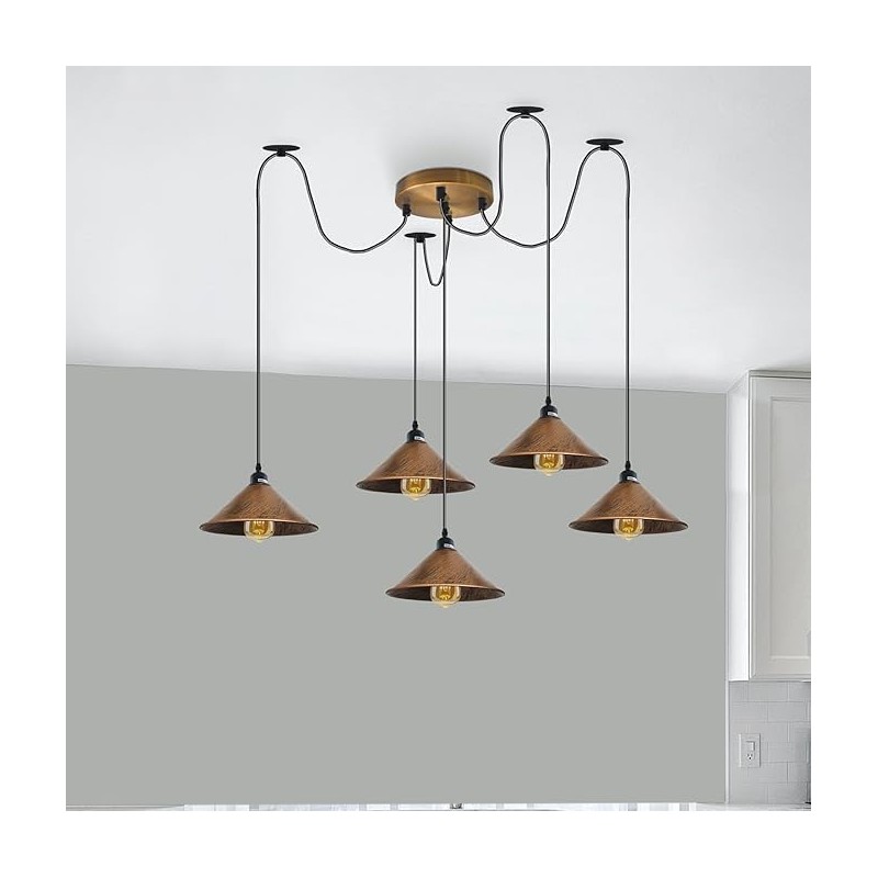 LEDSone 3 Point Ceiling Rose Pendant Cable Grip Clamp Plate