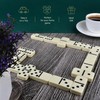 Queensell Jumbo Dominoes Set for Adults and Kids – Domino