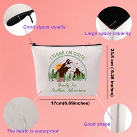 KUIYAI Fantasy Movie Merchandise Makeup Bag Adventure Inspired Toiletry Bag Ring Power Lovers Gift Ring Fellowship Gift For Fans (AnoAdventureMup)