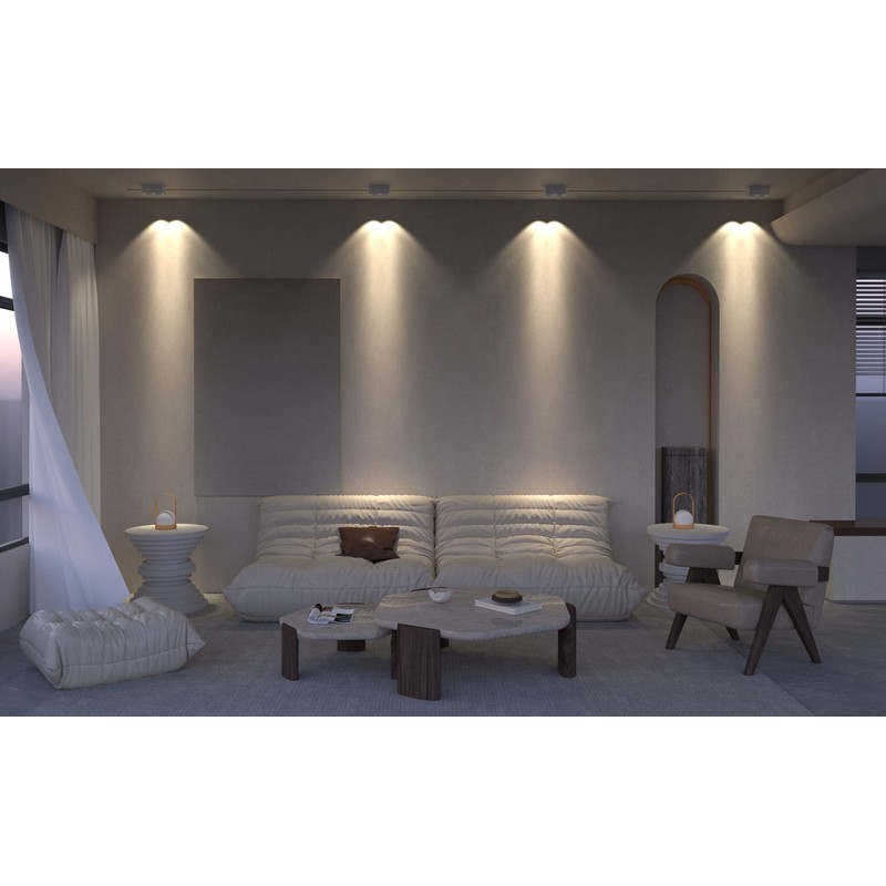 FOOC LED Surface Mounted Light Flat with Large Light Surface