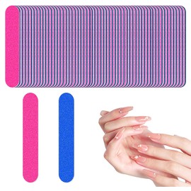 100 Pcs Disposable Nail Files 180/240,8.5cm-Professional Nail File,Grit Nail Buffering File, Double Sided Emery Board Nail Tools, for Home and Salon Nail Grooming and Styling