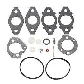 Hippotech Carburetor Overhaul Kit for B & S 792006 696998 792007 697001 Used on Most 120000 Engines