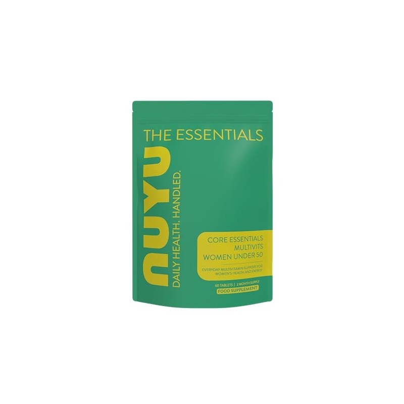 NUYU Core Essentials MultiVits Tablets for Women Under 50 -