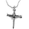 Forgiven Jewelry Nail Cross (aa3) Necklace Wire Wrapped Nail Pendant