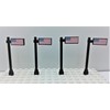 Building Bricks Toys Custom American Flags Set with Pole 4