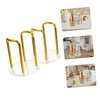 PAMINGONO Paper Cup Organizer Station Coffee Station Supplies Acrylic Paper