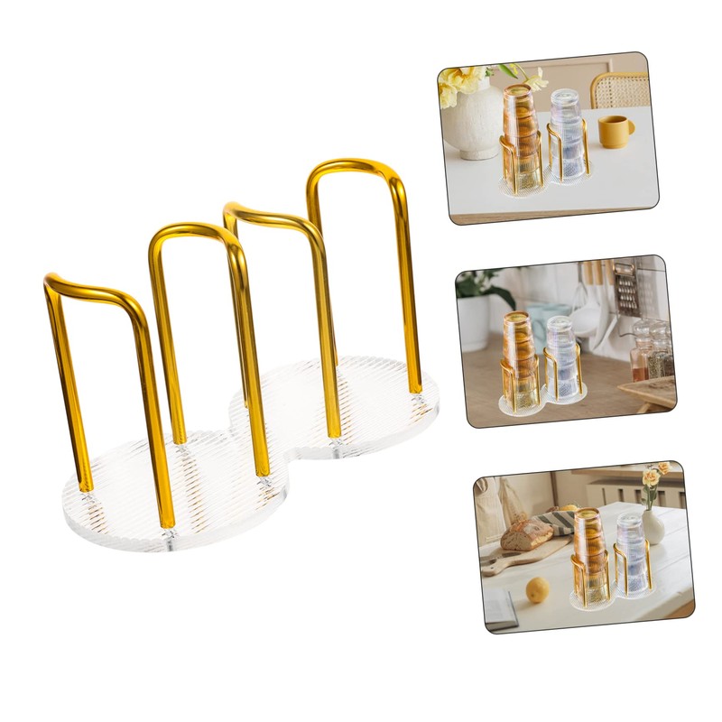 PAMINGONO Paper Cup Organizer Station Coffee Station Supplies Acrylic Paper