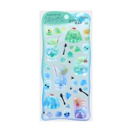 Sun-Star Stationery S8817863 Sticker, Water, Squishy, Afternoon Coffee Shop