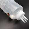 GARASANI 3 Hole Sauce Squeeze Condiment Bottles Dispenser (24oz -
