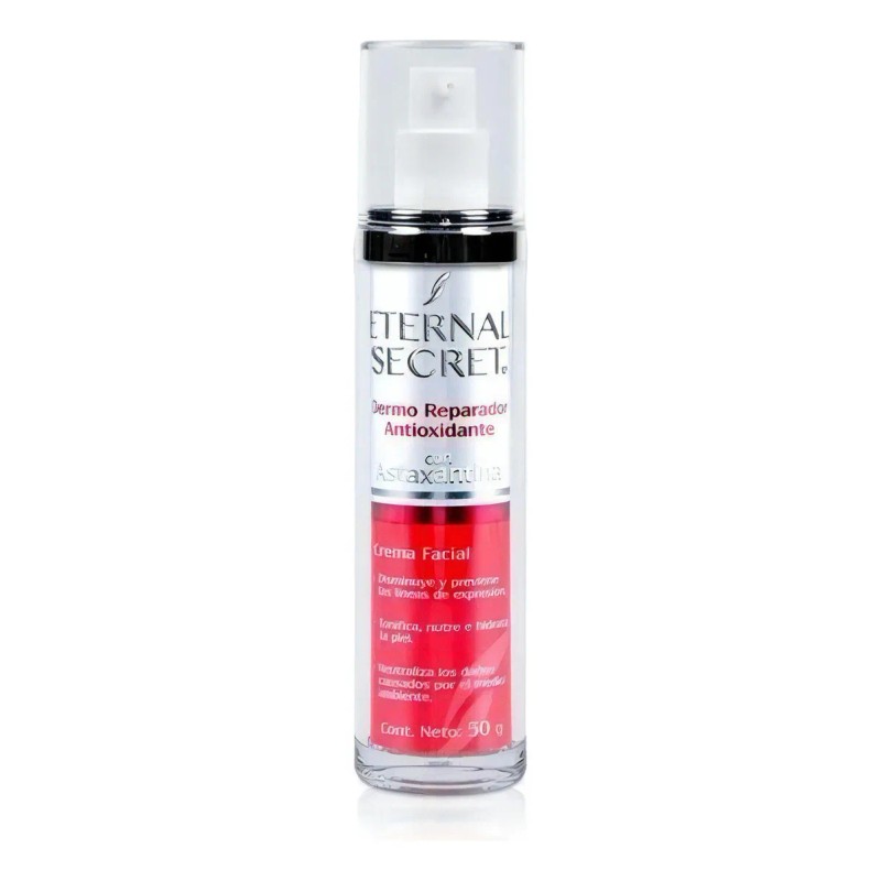 Crema Dermo Reparador Antioxidante Astaxantina Eternal 50grs Tipo De Piel
