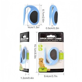 Knot comb for cats Multi-functional dog comb for pets Hair Removal tool Cat dog knot remover for dogs and cats Grooming comb Medium to long hair pet knot comb