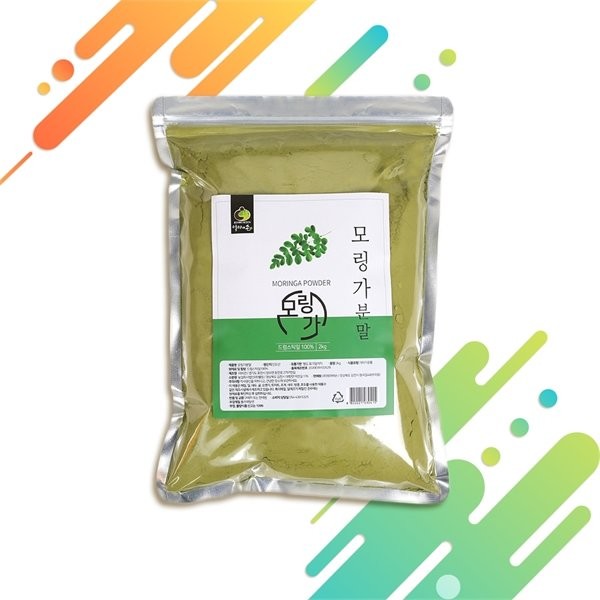 [Half Club/Good Soil] Health One Pick Moringa Leaf Powder 2kg with sincerity, a special choice for your loved ones / [하프클럽/굿소일]건강원픽 진심담은 모링가 잎 분말 2kg, 소중한 분을 위한 특별한 선택