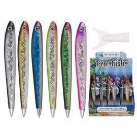 Fish ballpoint pen - Sold individually - Sardine, fishing bait, unusual and fun