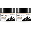 Shilajit Pure Himalayan Organic Shilajit Resin - 600mg Maximum Potency Gold Grade Shilajit Natural Authentic with 85+ Trace Minerals & Fulvic Acid for Energy & Immune Support, 30 Grams (2 Pack)
