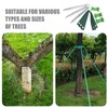 KONTONTY 9pcs Heavy Duty Tree Staking Straps Stakes Ropes Bark