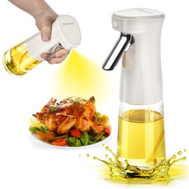 Brusoon Olive oil Sprayer for Cooking, 240ml Olive Oil Spray Bottle, Glass Olive Oil Sprayer Mister, Oil Sprayer for Air Fryer, BBQ, Salad, Baking, Grilling Kitchen Tools