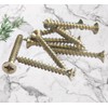 M4 x 30mm Door Hinge Chrome Screws Replacement (Pack of