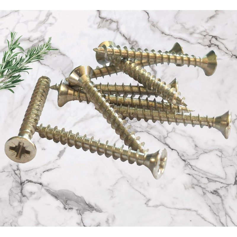 M4 x 30mm Door Hinge Chrome Screws Replacement (Pack of