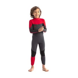 Jobe Junior Boston 3/2mm Back Zip Wetsuit - Red - Easy Stretch - Unisex - CE certified - Age - 6Y