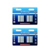 16 AAA Panasonic Eneloop Rechargeable Batteries min 750 MAH