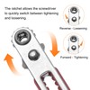 sourcing map 2pcs Mini Ratchet Screwdriver 1/4" Hex 90 Degree