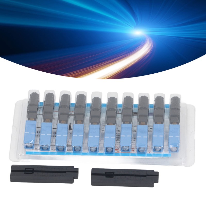 100Pcs Fiber Optic Connector Kit Embedded Type Fiber Optic Fast