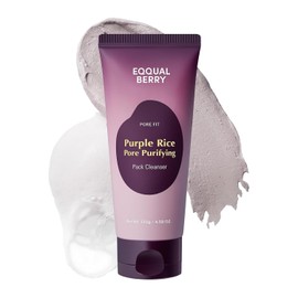 EQQUALBERRY Mascarilla Facial de Arcilla Pore Reset - Coreana con Niacinamida y Madecassoside, Puntos Negros y Limpieza Profunda, 130 ml