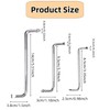 JLEivvi 3 Piece Offset Screwdriver Set Right Angle Screwdriver with