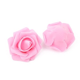 INSUNSIX Artificial Rose Flowers,100 pcs Foam Rose Bulk Pink Fake Flower Heads for DIY Wedding Bouquets Rose Wall Kissing Balls Bridal Shower Centerpieces Arrangements Party Tables Decorations(Pink)