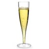 AIOS Use-Reuse-Recycle Plastic Prosecco Flutes. Capacity160ml (Pack of 20)